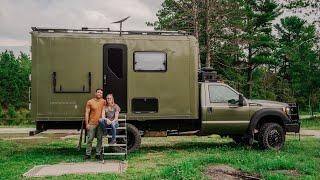 Conversión de camioneta camper con caja de bricolaje