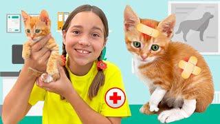 Sofia and stories about saving a little Kitten