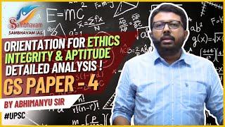 GS Paper 4 Complete syllabus analysis By Abhimanyu Sir | Sambhavam IAS Academy