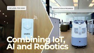 Smart Facility Management brings IoT, AI & Robotics together w/ SoftBank Robotics, Infogrid & UnaBiz