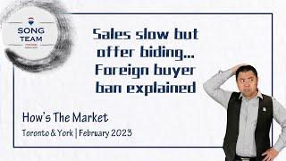 How's the market in Toronto & York - February 2023 - Sales slow but offer bidding...