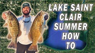 Lake Saint Clair - How To Catch Giant Smallmouth (Summer)