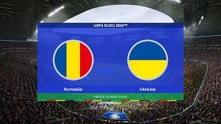 Romania vs Ukraine | UEFA Euro 2024 | Group E | Munich Football Arena | PES 2021