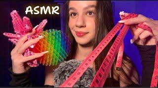 ASMR  The best VISUAL TRIGGERS for Sweet Sleep  (eye exam, measurements, coconut, hand movements)