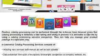 Why Outsourcing Catalog Processing Service Is essential for eCommerce Organizations