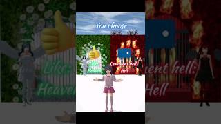 Heaven or Hell Trend #tiktoksakuraschoolsimulator #sss #viral #shorts #fyp