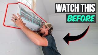 WATCH THIS Before Buying a DIY Ductless MINI SPLIT AC & Heating System {Mr Cool Install 2021}