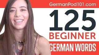 Learn 125 Beginner German Words with Alisa! German Vocabulary Made Easy