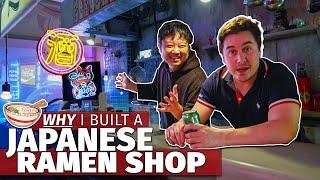 I Built a RAMEN Shop in My Japanese Apartment | STUDIO Tour