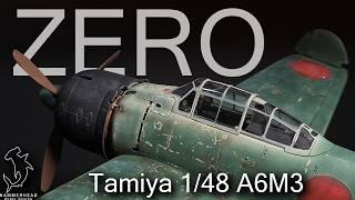 Tamiya 1/48 A6M3 Zero | Full Build Video