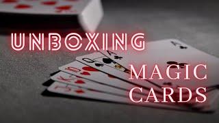 Unboxing of magic playing cards ordered by flipkart || first unboxing || patil cards || magic cards