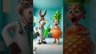 Evolution of baby: doctor and pineapple women admited hospital  #cat #cute #love #shorts