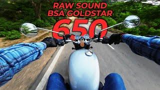 Lazy Sunday Ride | Raw Sound | BSA Goldstar 650