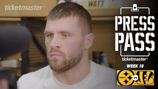 Watt, Queen, Freiermuth, Benton, Heyward on loss to Bengals | Press Pass | Pittsburgh Steelers