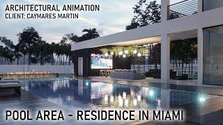 REEL POOL AREA: RESIDENCE IN MIAMI