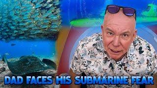 Dad vs the Tenerife SUBMARINE Safari Excursion! UNBELIEVABLE underwater world- COULD HE HANDLE IT? 