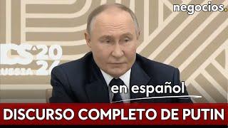 PUTIN | DISCURSO COMPLETO EN ESPAÑOL: “Rusia no permitirá armas nucleares en Ucrania"