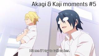 KAJI IS WORKING HARD FOR AKAGI!? - Akagi and Kaji moments #5 | Tsurezure Children