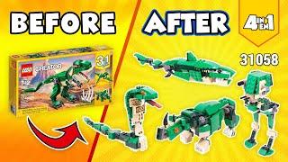 LEGO Creator Alternate Builds [4in1](31058) Mighty Dinosaurs | Step-by-Step Building Instructions