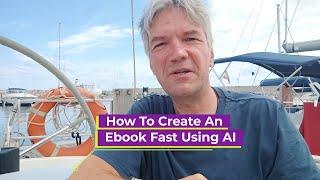 How To Write An eBook Fast Using AI