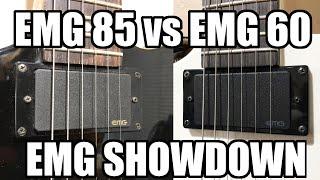 EMG 85 vs 60 - Pickup Comparison - What’s the difference?