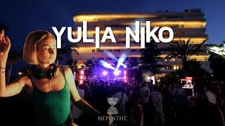 Beach Party with Yulia Niko for NEPENTHE in Front of Architecture Miracle, Isla Brown Hotel