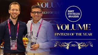 Volume, Winner of FinTech of the Year, Brit Fintech Awards 2024