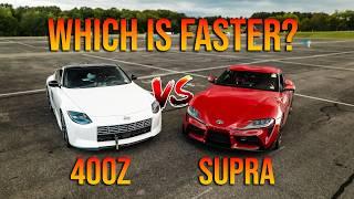 Racetrack Battle! - A90 Supra vs RZ34 (400Z) // Track Tested Episode 4