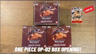 Chasing the MANGA ACE! OP-02 Paramount War Booster Box Opening (1 Box)