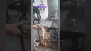 sharp edges finishing through hand grinder # pro vmc machining