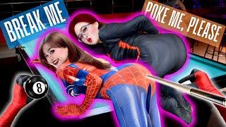 I kiss Spider-Girl's Sister face (Romantic Love Story by Spider-man ParkourPOV in Real Life)