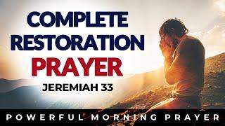 Start Your Day With Jeremiah 33, Received God's Promise Of Restoration | Christian Motivation