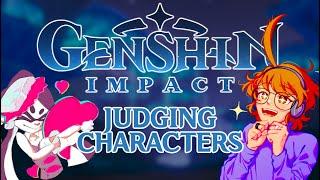 forcing my friend to judge genshin impact characters