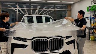 실시간 영상 | BMW X7 Bonnet PPF (NO CUT) 보닛 PPF 시공 | 경기도 안성 브리즈코리아 본사 | 대한민국 탑클래스 PPF전문점