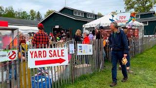 Madness At This HUGE Yard Sale, But We Found AWESOME Scores!