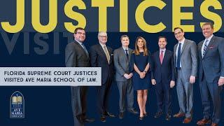 Florida Supreme Court Justices visit Ave Maria School of Law