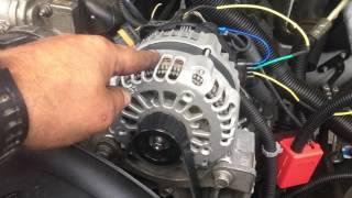 2004 chevy tahoe high output alternator install