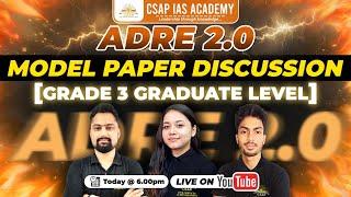 MODEL PAPER DISCUSSION | GRADE III LEVEL | CSAP IAS ACADEMY