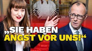 Heidi Reichinnek ENTLARVT Die Tricks von Friedrich Merz!