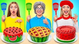 Me vs Grandma Cake Decorating Challenge | Funny Situations by Multi DO Challenge