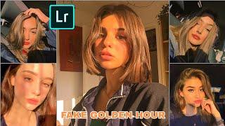 FAKE GOLDEN HOUR LIGHTROOM TUTORIAL| I'ts Mita