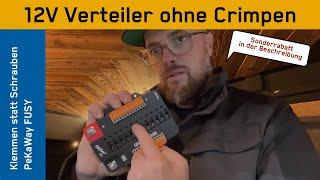 12v Sicherungshalter ohne Crimpen || WAGO Klemmen statt schrauben || PeKaWay FUSY