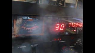 CB radio AM skip end of the day 007 Florida waving
