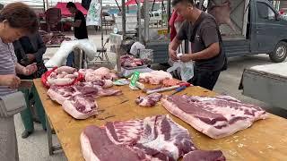 Beijing rural collection sells fresh pork, and sold 3 pigs for half a day to enter more than 10,000