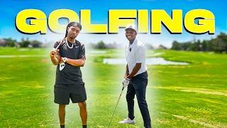 I TOOK NENO CALVIN GOLFING...