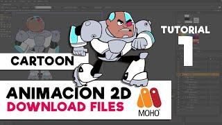 MOHO PRO | Animación tipo CARTOON NETWORK - TUTORIAL PARTE 1