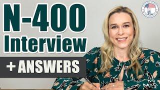 US Citizenship Interview | N-400 Naturalization Interview Simulated Interview Questions & Answers