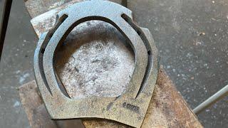 Forging a Lateral Extension Barshoe--Using Whip-Across Welding Method-- Step by Step!