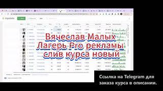 Слив курса Вячеслав Малых Про Рекламу на маркетплейсах новый курс wb ozon