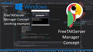 FreeTAKServer Windows Manager Concept